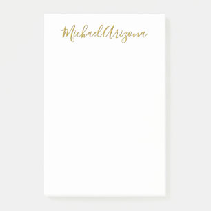 Moderne minimalistische eenvoudige handschrift naa post-it® notes