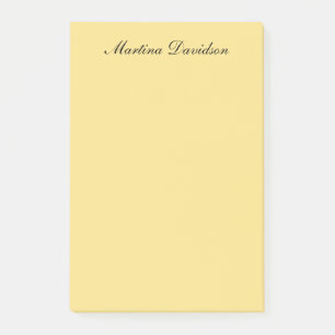 Moderne Minimalistische Eenvoudige Jasmijnkleur Na Post-it® Notes