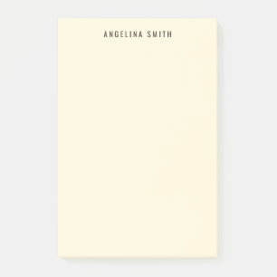 Moderne Minimalistische Eenvoudige Maiszijde Kleur Post-it® Notes