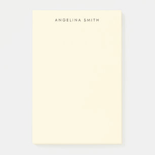 Moderne Minimalistische Eenvoudige Maiszijde Kleur Post-it® Notes