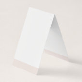 Moderne minimalistische elegante handschrift profe visitekaartjes (Achterkant)