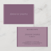 Moderne minimalistische elegante Sjabloon trendy l Visitekaartje (Voorkant / Achterkant)