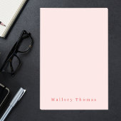 Moderne minimalistische elegante stijlvolle blush post-it® notes