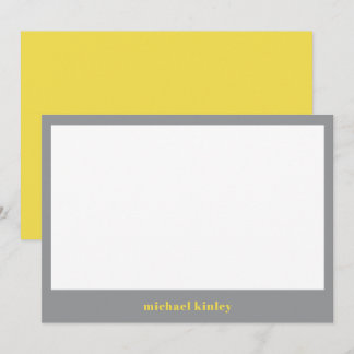 Moderne minimalistische elegante typografie, aange notitiekaartje