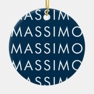 Moderne Minimalistische Elegante Vlakke Pruisische Keramisch Ornament