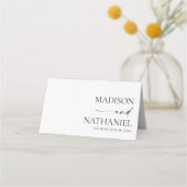 Moderne minimalistische elegante witte zwarte brui (Achterkant)