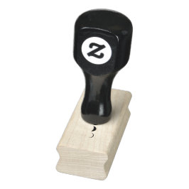 Moderne minimalistische fase van de maan rubberen  	rubberstempel