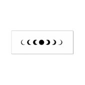 Moderne minimalistische fase van de maan 	rubberstempel (Gestempeld)