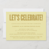 MODERNE MINIMALISTISCHE FELICITATIES AFSTUDEREN UI KAART (Achterkant)