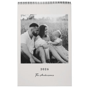 Moderne Minimalistische Foto Agenda 2026 Kalender