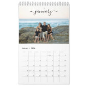 Moderne minimalistische foto van de Aangepaste ree Kalender (Jan 2026)