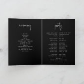 Moderne, minimalistische fotobruiloft programma (Binnen)