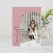 Moderne minimalistische fotograafpartij 2 kaart (Staand voorkant)