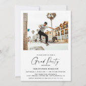 Moderne minimalistische fotograafpartij 2 kaart (Achterkant)