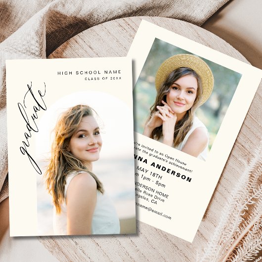 Moderne minimalistische fotograafpartij kaart