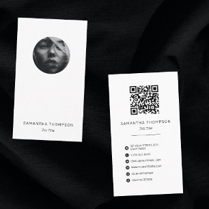 Moderne, minimalistische fotografie Professional Visitekaartje