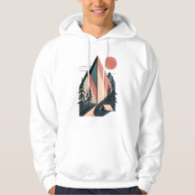 Moderne Minimalistische Geometrische Berg Kamp Bui