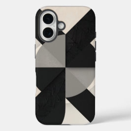 Moderne Minimalistische Geometrische iPhone 16 Hoesje