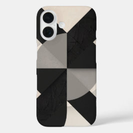 Moderne Minimalistische Geometrische iPhone 16 Hoesje