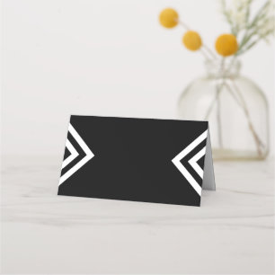 Moderne minimalistische geometrische zwart-wit
