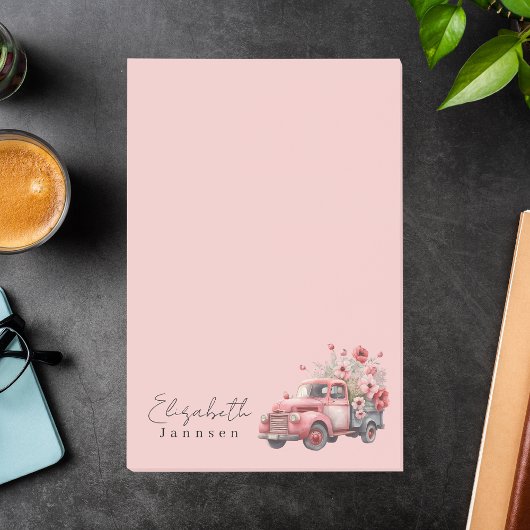 Moderne minimalistische girly roze Waterverf Post-it® Notes