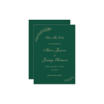 Moderne minimalistische goudbladeren en bloem