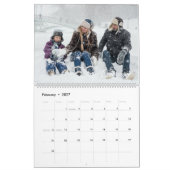 Moderne minimalistische herinneringen uit de multi kalender (Feb 2027)