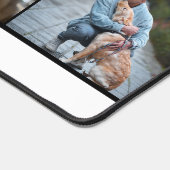 Moderne minimalistische hond vader vier foto colla bureaumat (Hoek)