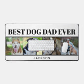 Moderne minimalistische hond vader vier foto colla bureaumat (Keyboard & Muis)