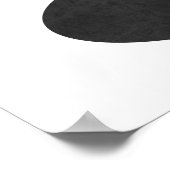 Moderne, minimalistische, ingebluste kunst poster (Hoek)