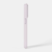 Moderne Minimalistische Initiële Roze Monogram  iPhone Hoesje (Rechterkant)