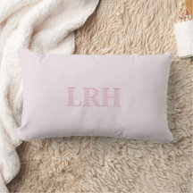 Moderne Minimalistische Initiële Roze Monogram