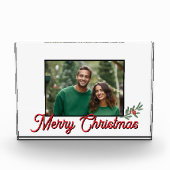 Moderne minimalistische kerstfoto sjabloon fotoblokken (Voorkant)