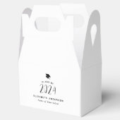 Moderne minimalistische klasse van 2024 Graduation Bedankdoosjes (Geopend)