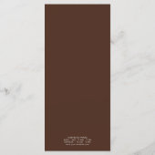 Moderne Minimalistische Koffiezaak Menu (Achterkant)