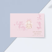 Moderne Minimalistische Konijn  Bedankkaart