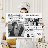 Moderne Minimalistische Krant voor Afstudeerders