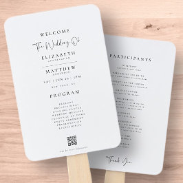 Moderne minimalistische legante chic Simple Weddin Handwaaier