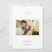 Moderne, minimalistische legante fotowedstrijd kaart (Voorkant)