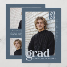 Moderne Minimalistische Leiste Blauw Grijs Foto Af