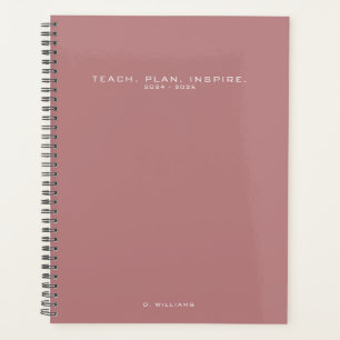 Moderne Minimalistische Leraar School Aangepaste P Planner