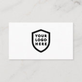 Moderne minimalistische Logo | Aangepaste pictogra Visitekaartje (Achterkant)