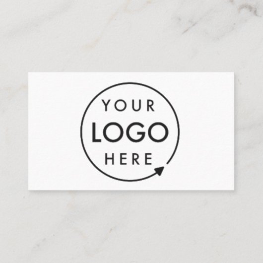 Moderne minimalistische Logo | Aangepaste pictogra Visitekaartje (Achterkant)