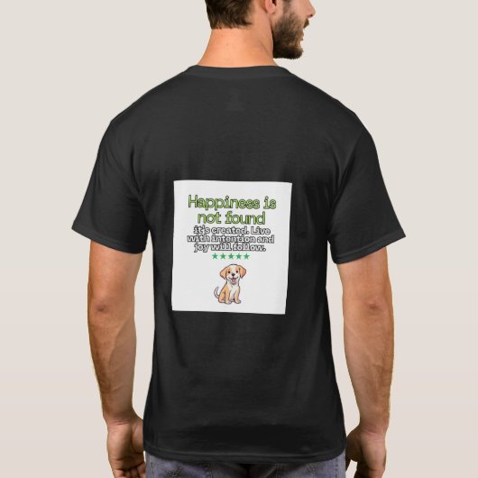 Moderne minimalistische Logo T-shirt (Achterkant)