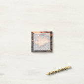 Moderne minimalistische maandelijkse plannerkalend post-it® notes (Op bureau)