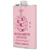 Moderne Minimalistische Meisjesuitstap | Roze  Heupfles (Links)