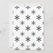 Moderne Minimalistische Merry & Bright Script Foto Feestdagenkaart (Achterkant)