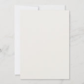 Moderne Minimalistische Micro Bruiloft Save the Da (Achterkant)