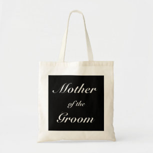 Moderne minimalistische moeder van het bruinbruid tote bag