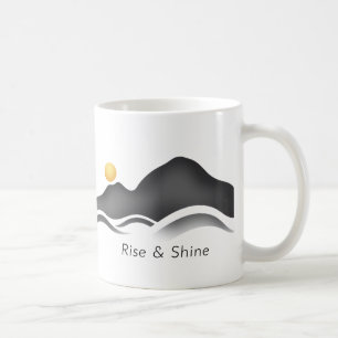 Moderne minimalistische Mok Abstracte golf